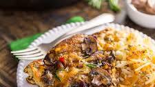 Mushroom, Bacon, and Swiss Frittata
