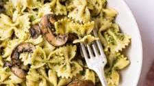 Mushroom Pesto Pasta