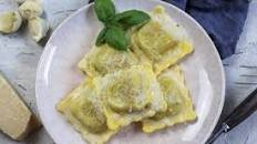 Mushroom Ravioli in Garlic Butter