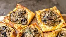 Mushroom, Shallot and Herbed Goat Cheese Tarts