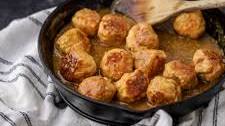 Mustard Maple Meatballs