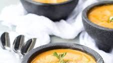 My Haitian joumou pumpkin soup in velouté form
