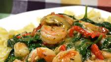 My Special Shrimp Scampi Florentine