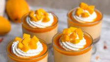 NO BAKE MANGO CHEESECAKE CUPS RECIPE