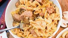 Ninja Foodi Beef Stroganoff
