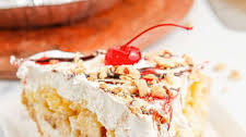 No Bake Banana Split Pie