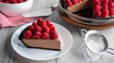 No-Bake Chocolate Raspberry Pie