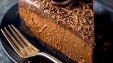 No-Bake Espresso Chocolate Cheesecake