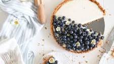 No-Bake Lemon Blueberry Cheesecake