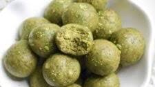 No Bake Matcha Cookie Dough Energy Bites