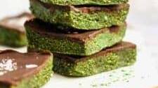No-Bake Matcha Protein Bars
