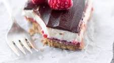 No Bake Raspberry Cheesecake Bars