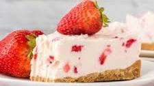 No Bake Strawberry Cheesecake