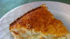 No Crust Coconut Pie