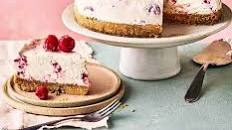 No-bake raspberry cheesecake