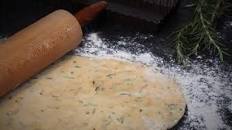 Olive Oil and Rosemary Pie Crust Step by Step