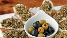 Olive Tapenade Goat Cheese Crostini