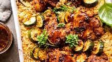 One Pan Chipotle Honey Chicken and Rice