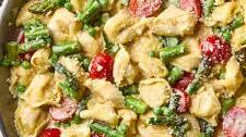 One-Pan Creamy Tortellini Primavera