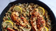 One-Pan Lemon Chicken and Rice