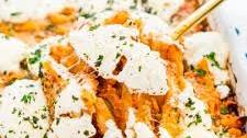 One Pan Tomato Ricotta Pasta Bake
