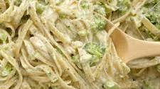 One Pot Broccoli Fettuccine Alfredo