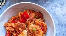One Pot Chorizo and Pepper Rice