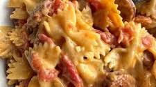 One Pot Creamy Cajun Sausage Pasta