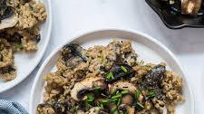 One Pot Creamy Mushroom Rice