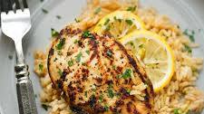 One Pot Greek Chicken and Rice Pilaf