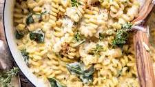 One Pot Lemon Butter Ricotta and Zucchini Pasta