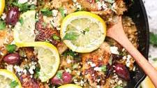 One Pot Mediterranean Chicken and Rice
