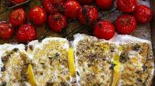 One-pan Baked Halibut with Vegetables
