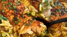 One-pan Lemon Orzo and Salmon