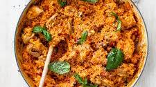 One pot tomato basil chicken rice