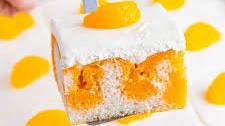 Orange Creamsicle Poke Cake
