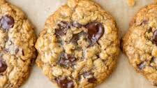 Orange and Chocolate Chip Oat Cookies