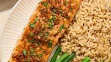 Orange and Maple Glazed Salmon