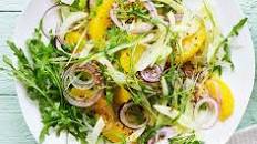 Orange, fennel & rocket salad