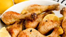Oven Roasted Lemon Chicken Drumsticks