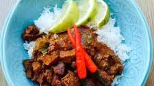 Ox tongue curry