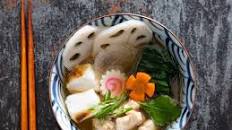 Ozoni With Mochi, Chicken, and Vegetables (Japanese New Year's Soup)