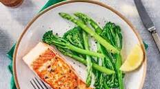 Pan-fried salmon