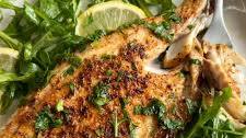 Pan-seared Branzino