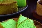 Pandan chiffon cake
