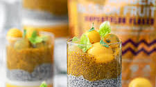 Passion Fruit & Mango Chia Jelly Parfait