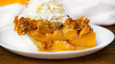 Peach Crumb Pie