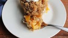 Peach Crumble Pie