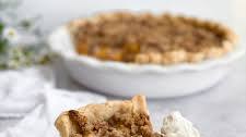 Peach Mango Crumble Pie