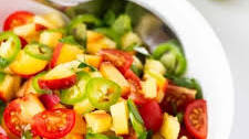 Peach and Pineapple Salsa